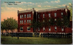 Postcard Ogden Utah c1910s State Industrial School Weber County