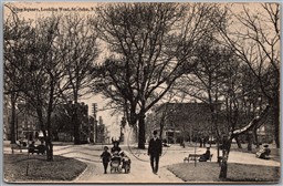 Postcard St. John New Brunswick c1907 King Square Looking West