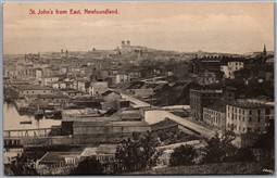 Postcard St. John's Newfoundland c1910s View From The East by Ayre & Sons