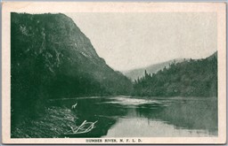 Postcard Humber River Newfoundland Long Range Mountains Scenic View