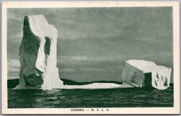 Postcard Newfoundland Iceberg by J. C. Parsons