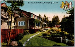 Postcard Murray Bay Quebec Ex. President Taft's Cottage by Novelty Mfg.