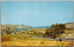 Postcard Brigus Newfoundland Scenic View RPO Cancel Sydney & Truro Nova Scotia