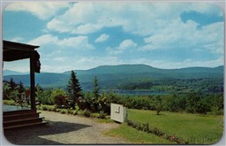 Postcard Blue Mountain Lake New York Blue Ridge Panther Mountains Adirondacks