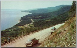 Postcard Cabot Trail Cape Breton Island Nova Scotia Scenic View from Cape Smoky
