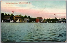 Postcard Orangeville Ontario c1909 Caledon Lake Scenic View RPO Cancel