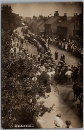 Postcard RPPC c1910s Felixstowe England Naval Funeral East Suffolk by Deacon
