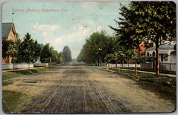 Postcard Ridgetown Ontario c1910s Victoria Avenue Kent County by Stedman