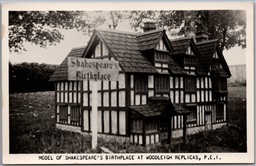 RPPC Burlington Prince Edward Island Woodleigh Replicas Shakespeare Birthplace