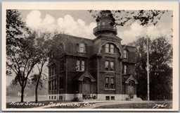 Postcard Deseronto Ontario c1920s High School Hastings County by Bulman Bros.