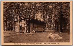 Postcard Kawartha Lakes Ontario Oak Orchard Lodge The Shanty by ISC Picton