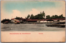 Postcard Corinto Nicaragua c1910s Recuerdos Port View