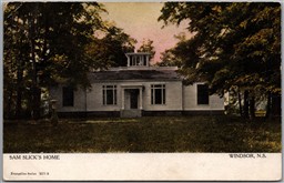 Postcard Windsor Nova Scotia c1906 Sam Slick's Home