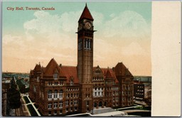 Postcard Toronto Ontario City Hall York County by Valentines 101007
