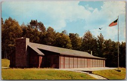 Postcard Windsor New York Tuscarora Boy Scout Camp Main Dining Hall Summit Lake