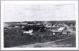 Postcard RPPC Punnichy Saskatchewan Town View Mount Hope No. 279 Real Photo