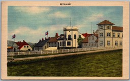 Postcard Reykjavík Iceland Scott #227 Codfish by S. Gudm