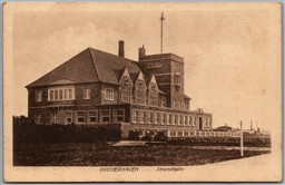 Postcard Bremerhaven Germany Strandhalle Beach Hall Pavilion France Letter