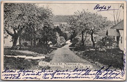 Postcard Ferndale New York 1908 Main Street Sullivan County Doane Cancel