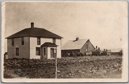 Postcard RPPC 1914 Split Ring Cancel Briercrest Saskatchewan to Wrexham England