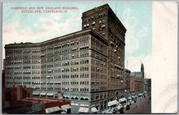 Postcard Cleveland Ohio 1910s Garfield and New England Building Views Euclid Ave