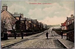Postcard Corstorphine Edinburgh Scotland c1906 Clermiston Road