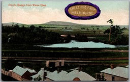 Postcard Yarra Glen Victoria Australia Steel