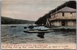 Postcard East London Eastern Cape South Africa 1905 Boating Houses Buffalo River