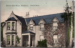 Postcard Kirkliston West Lothian Scotland c1908 Almond Hill House