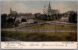 Postcard St. Marys Ontario c1906 In the North Ward Perth County by Warwick
