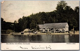 Postcard Forest Ontario c1907 Hillsboro Showing Pavilion from Lake by Warwick