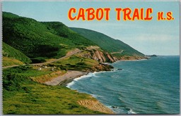 Postcard Corny Brook Cabot Trail Cape Breton Nova Scotia Scenic View