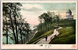 Postcard New York 1901 Riverside Drive and Grants Tomb 8526 Detroit Photographic
