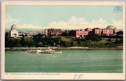 Postcard New York 1903 Grant's Tomb and Columbia University Across the Hudson