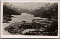 Postcard RPPC Alberta c1958 Waterton Lakes International Park Cancel by Cross
