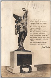 RPPC c1924 Vancouver British Columbia Canadian Pacific Railway War Memorial