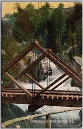 Postcard Nelson British Columbia c1911 Cottonwood Creek Scenic View from Salmo