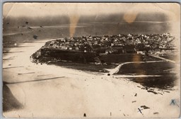 Postcard RPPC c1910s Norderney Germany Aerial View Aurich East Frisian Islands 