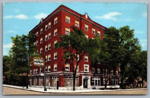 Postcard Ypsilanti MI c1930s? Hotel Huron - Coffee Shoppe now Centennial Center