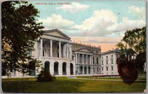 Postcard Toronto Ontario c1908 Osgoode Hall to Listowell ONT Mrs. Mabel Ross
