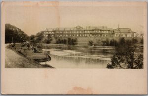 Postcard Nara Hotel Japan Imperial Government Railways Panoramic View Advert