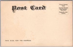 Postcard Lake Massawippi Quebec Boston Maine Railroad Scenic Landscape View (back)