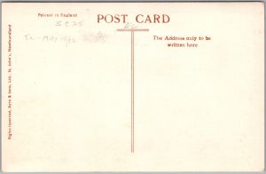 Postcard RPPC St. John's Newfoundland Harbour from Cabot Tower Panorama Shelton (back)