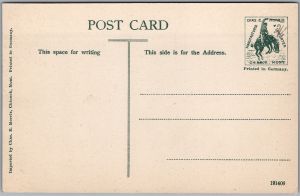 Postcard Williston North Dakota Shipping Grain Steamboat Bismarck Missouri River (back)