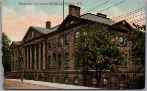 Postcard Halifax Nova Scotia c1910s Provincial Parliament Buildings *as is*