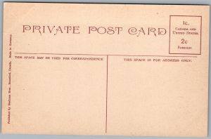 Postcard Brantford Ontario c1910s Whiteman's Creek Dam by Stedman Bros. (back)