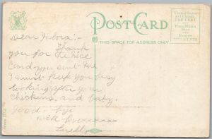 Postcard Brantford Ontario c1910s Scenic View Humor Verse Artist Signed Bishop (back)