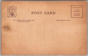 Postcard Chicago Illinois c1910s Public Library by Hammon Publishing No. 541 (back)