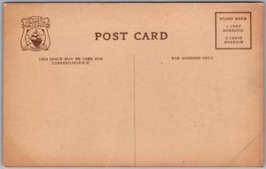 Postcard Chicago Illinois c1910s Art Institute by Hammon Publishing No. 167 (back)