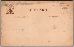 Postcard Chicago Illinois c1910s Congress Hotel by Hammon Publishing No. 797 (back)